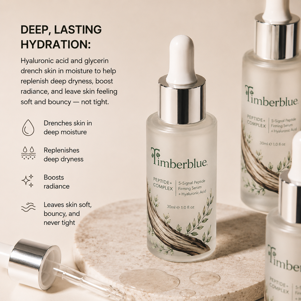 Timberblue Peptide+ Hyaluronic Acid Serum